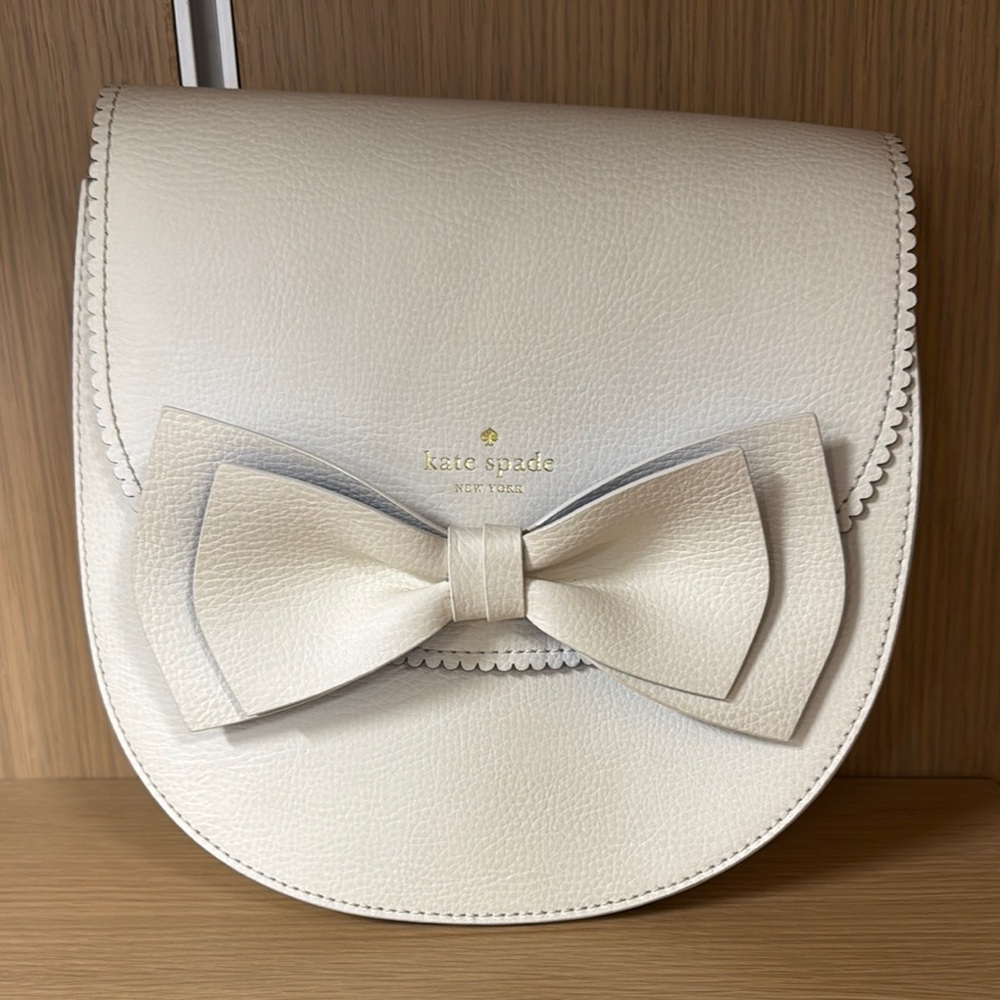 Kate Spade Cream Bow Accent Bag
